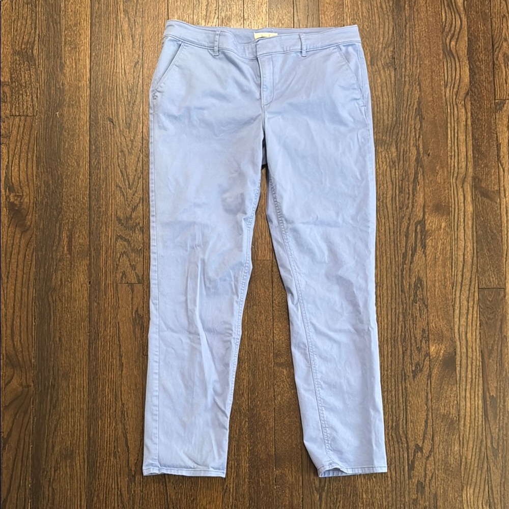 Light Blue Women's Slim Chinos